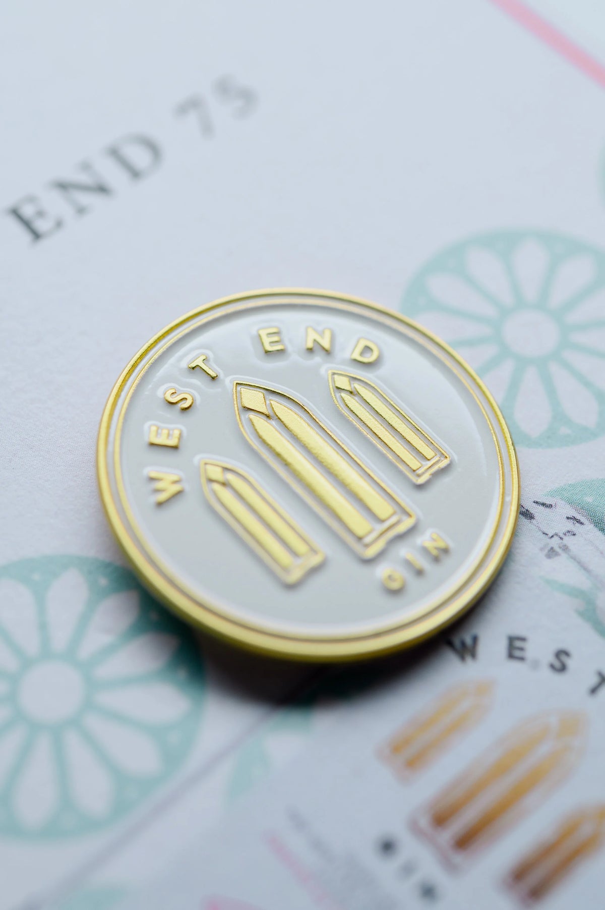 West End Gin Pin